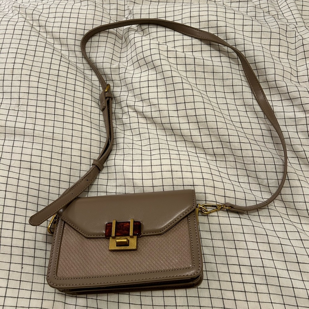 Vegan Leather Crossbody Clutch